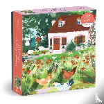 Galison - Cottage Wildflowers 1000 Piece Puzzle in a Square Box