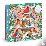Galison - Festive Feathers 500 Piece Foil Puzzle