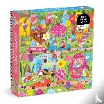 Mudpuppy - Hoppin' Around 500 Piece Family Puzzle