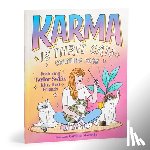 Mudpuppy - Karma is Three Cats Coloring Book