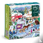 Galison - Little Winter Town 300 Piece Puzzle