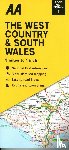 Publishing, Aa - Road Map The West Country & South Wales