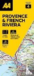  - AA Road Map Provence & French Riviera