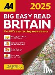 Publishing, Aa - AA Big Easy Read Atlas Britain 2025