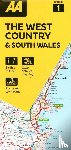  - AA Road Map The West Country & South Wales