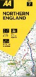  - AA Road Map Northern England