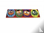 Press Peony - Pocket Note Set of 4 Mini Pads: School Monsters