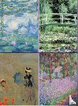  - Set of Four Magnetic Notepads: Monet