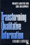 Richard E. Boyatzis - Transforming Qualitative Information