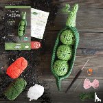 Schiffer Publishing, Ltd. - Crochet Your Veggies Amigurumi Kit Peapod