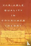 Wadman, W.M. - Variable Quality in Consumer Theory