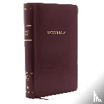 Nelson, Thomas - KJV Holy Bible: Personal Size Giant Print with 43,000 Cross References, Burgundy Leather-Look, Red Letter, Comfort Print: King James Version