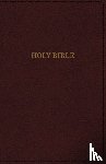 Thomas Nelson - KJV, Deluxe Reference Bible, Super Giant Print, Leathersoft, Burgundy, Thumb Indexed, Red Letter Edition, Comfort Print