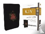 Nelson, Thomas - KJV Holy Bible: Super Giant Print with 43,000 Cross References, Deluxe Black Floral Leathersoft, Red Letter, Comfort Print: King James Version