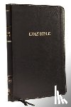 Thomas Nelson - KJV, Thinline Bible, Large Print, Imitation Leather, Black, Indexed, Red Letter Edition