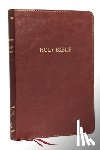 Thomas Nelson - KJV, Thinline Bible, Large Print, Imitation Leather, Burgundy, Indexed, Red Letter Edition