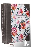 Thomas Nelson - KJV, Journal the Word Bible, Cloth Over Board, Pink Floral, Red Letter Edition, Comfort Print: Reflect, Journal, or Create Art Next to Your Favorite V