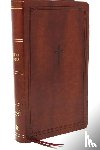 Nelson, Thomas - NKJV, End-of-Verse Reference Bible, Personal Size Large Print, Leathersoft, Brown, Red Letter, Comfort Print