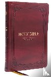 Nelson, Thomas - KJV Holy Bible: Large Print Thinline, Burgundy Leathersoft, Red Letter, Comfort Print: King James Version