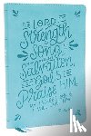Nelson, Thomas - NKJV, Thinline Bible, Verse Art Cover Collection, Leathersoft, Teal, Red Letter, Thumb Indexed, Comfort Print