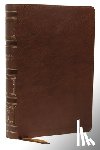 Nelson, Thomas - NKJV, Single-Column Wide-Margin Reference Bible, Leathersoft, Brown, Red Letter, Comfort Print