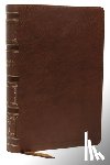Nelson, Thomas - NKJV, Single-Column Wide-Margin Reference Bible, Leathersoft, Brown, Red Letter, Thumb Indexed, Comfort Print