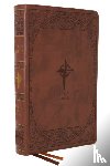 Catholic Bible Press - NABRE, New American Bible, Revised Edition, Catholic Bible, Large Print Edition, Leathersoft, Brown, Thumb Indexed, Comfort Print
