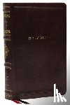 Nelson, Thomas - NKJV, Personal Size Reference Bible, Sovereign Collection, Leathersoft, Brown, Red Letter, Thumb Indexed, Comfort Print