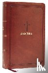 Nelson, Thomas - KJV Holy Bible: Large Print Single-Column with 43,000 End-of-Verse Cross References, Brown Leathersoft, Personal Size, Red Letter, Comfort Print: King James Version