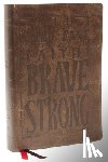 Nelson, Thomas - NKJV, Giant Print Center-Column Reference Bible, Verse Art Cover Collection, Genuine Leather, Brown, Thumb Indexed, Red Letter, Comfort Print