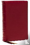 Nelson, Thomas - KJV Holy Bible: Large Print Single-Column with 43,000 End-of-Verse Cross References, Red Goatskin Leather, Premier Collection, Personal Size, Red Letter: King James Version
