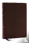 Thomas Nelson - Life in Christ Bible: Discovering, Believing, and Rejoicing in Who God Says You Are (NKJV, Brown Bonded Leather, Thumb Indexed, Red Letter, Comfort Print)