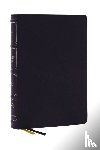 Thomas Nelson - NKJV, Large Print Thinline Reference Bible, Blue Letter, Maclaren Series, Leathersoft, Black, Comfort Print