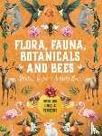 Editors of Chartwell Books - Flora, Fauna, Botanicals, and Bees Sticker, Color & Activity Book