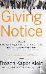 Kapor Klein, Freada - Giving Notice