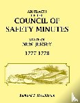 Hutchinson, Richard S - Abstracts of the Council of Safety Minutes State of New Jersey, 1777-1778
