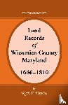 Dryden, Ruth T - Land Records Wicomico County, Maryland, 1666-1810