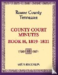 Wpa Records - Roane County, Tennessee Court Minute Book, 1819-1821
