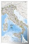 National Geographic Maps - National Geographic Italy Wall Map - Classic (23.25 X 34.25 In)