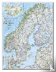 Maps, National Geographic - Scandinavia Classic, Tubed