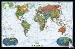 National Geographic Maps - National Geographic World Wall Map - Decorator - Laminated (46 X 30.5 In)