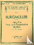 Burgmller, Friedrich - Twenty-Five Easy and Progressive Studies Op. 100