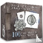 Whitman - Large Dollar 2x2 Coin Mounts Cube 100 Count