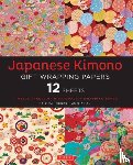  - Japanese Kimono Gift Wrapping Papers - 12 Sheets