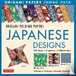 Tuttle Studio - Origami Folding Papers Jumbo Pack: Japanese Designs: 300 Origami Papers in 3 Sizes (6 Inch; 6 3/4 Inch and 8 1/4 Inch) and a 16-Page Instructional Ori