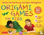 Stern, Joel - Origami Games for Kids Kit: Action Packed Games and Paper Folding Fun! [Origami Kit with Book, 48 Papers, 75 Stickers, 15 Exciting Games, Easy-To-