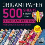 Tuttle Publishing - Origami Paper 500 Sheets Chiyogami Patterns 6" 15cm: Tuttle Origami Paper: High-Quality Double-Sided Origami Sheets Printed with 12 Different Designs