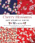  - Cherry Blossoms Gift Wrapping Papers - 12 Sheets