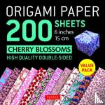 Tuttle Publishing - Origami Paper 200 Sheets Cherry Blossoms 6" (15 CM): Tuttle Origami Paper: High-Quality Double Sided Origami Sheets Printed with 12 Different Designs