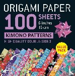  - Origami Paper 100 sheets Kimono Patterns 6" (15 cm)